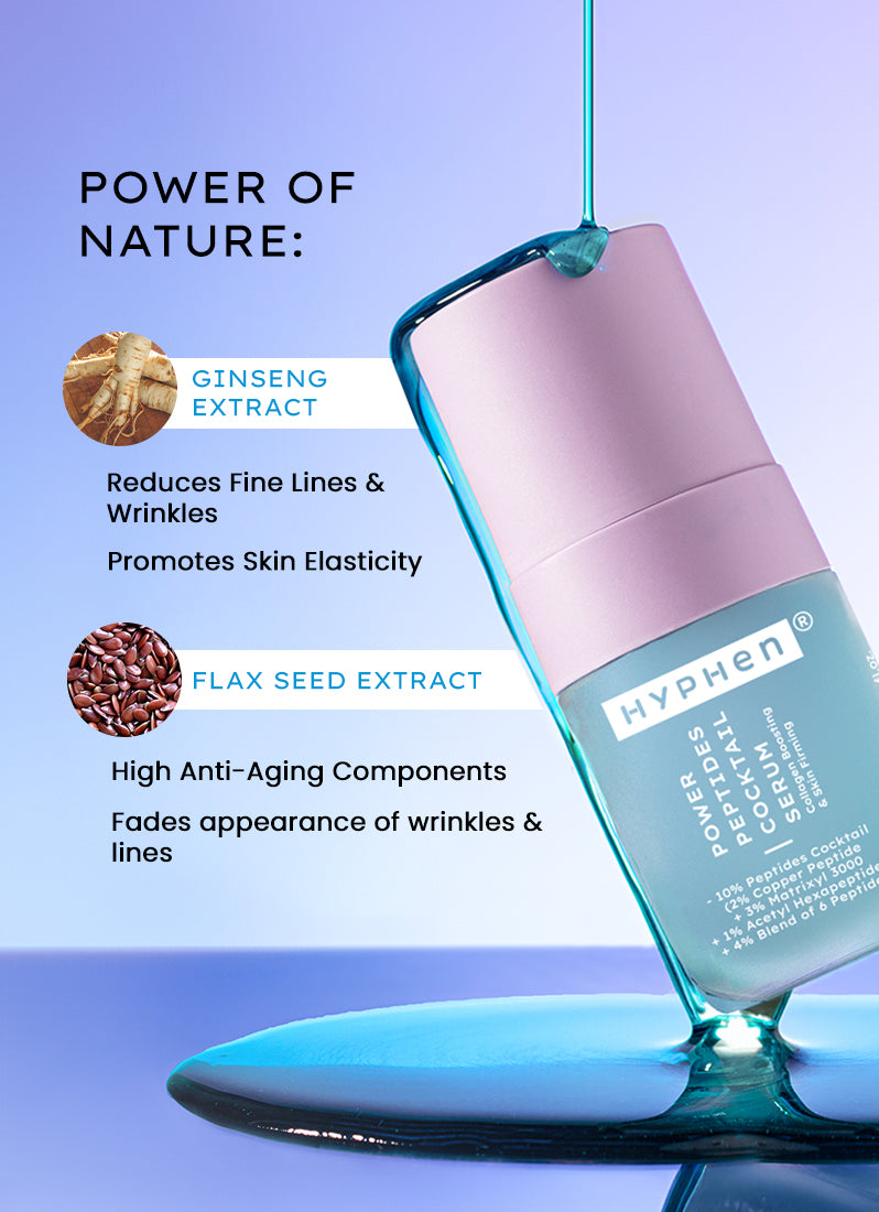 Hyphen 10% peptide with 2% copper peptide face serum - 18ml