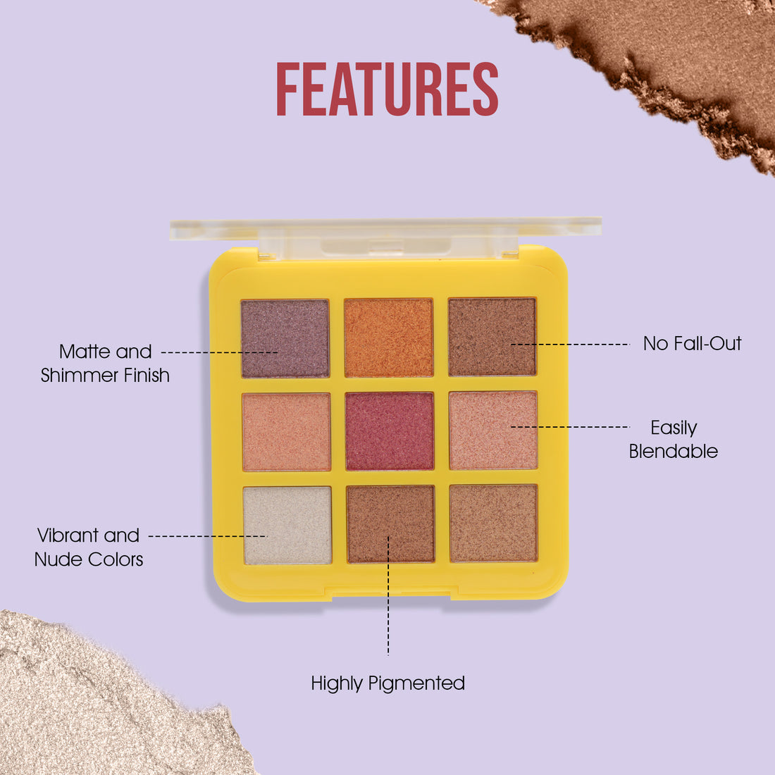 Colors Queen 9 Color Eyeshadow Palette 03 nude It
