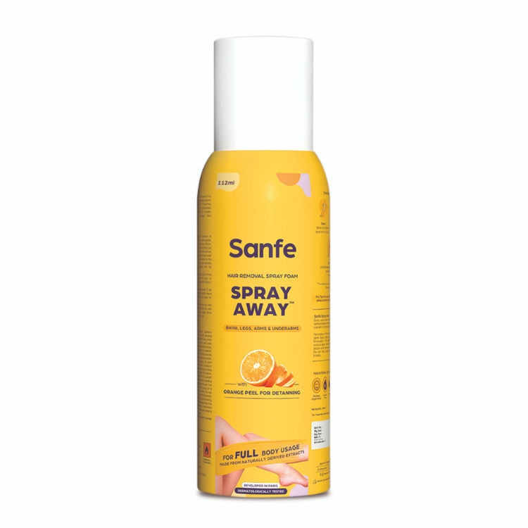 Sanfe Painless & Detan Hair Removal Spray Cream For Women Chest, Legs, Arms & Underarm
(100ml)