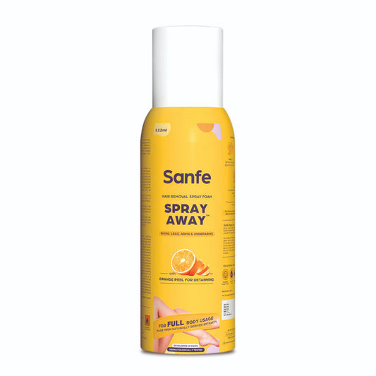 Sanfe Painless & Detan Hair Removal Spray Cream For Women Chest, Legs, Arms & Underarm
(100ml)