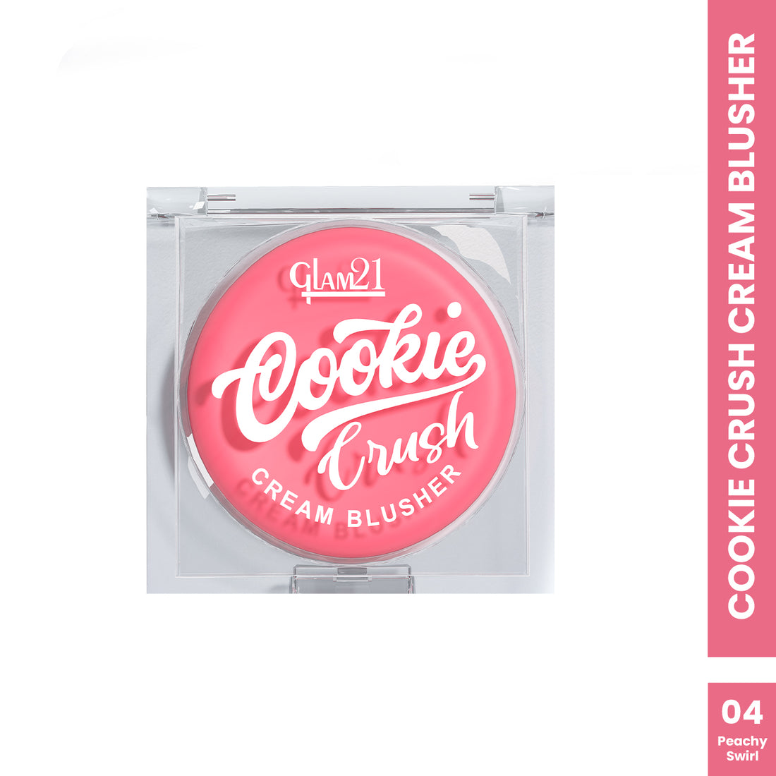 Glam21 Cookie Crush Cream Blusher (04Peachy Swirl)