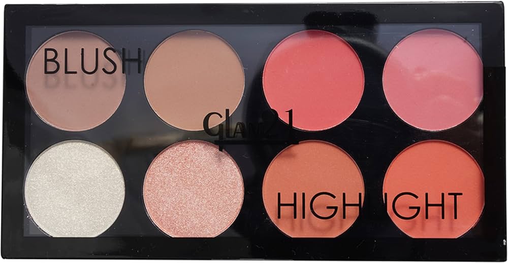 Glam21 Blush Highlighter Palette (Amaze-02)