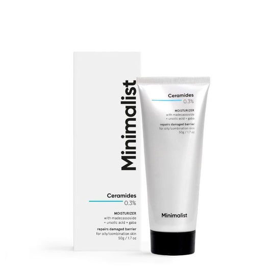 Minimalist 0.3% Ceramide Barrier Repair Moisturizing Cream For Oily Skin
(50g)
