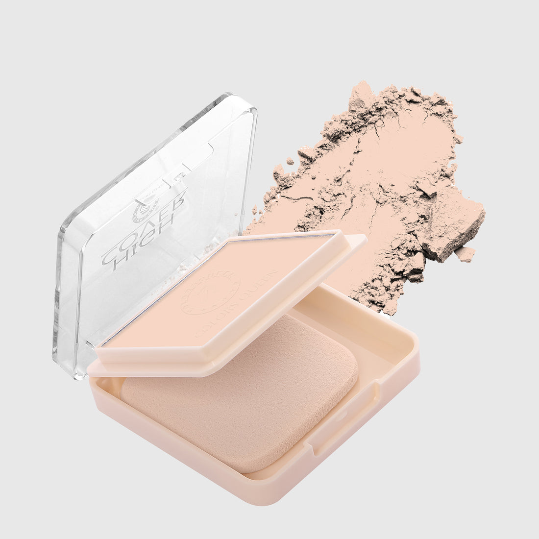 Colors Queen High Cover Compact Powder (02 Natural Ivory)