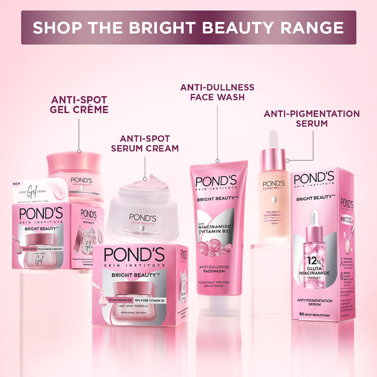 Ponds Bright Beauty Facewash with Niacinamide, For Glass Skin-like Shine
(200g)