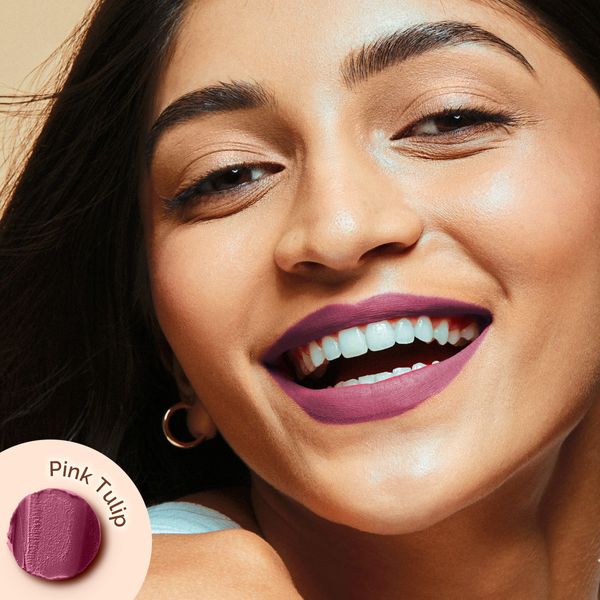 Mamaearth Moisture Matte Longstay Lipstick with Avocado Oil & Vitamin E (Pink Tulip)