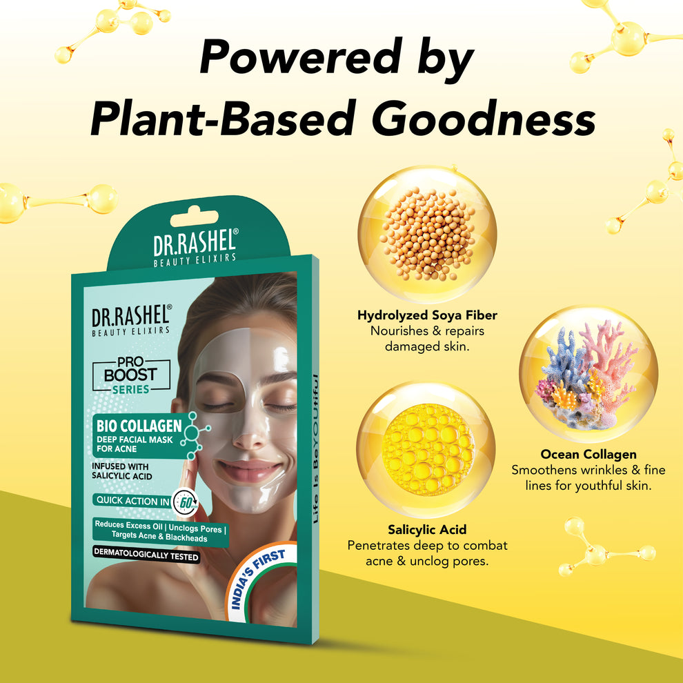 Dr Rashel Bio Collagen Deep Facial Mask with Salicylic Acid