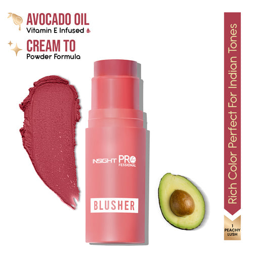 Insight professional Blusher  (01 Peachy Lush)