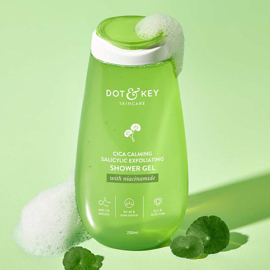 Dot & Key Cica + 1% Salicylic Acid Exfoliating Shower Gel
