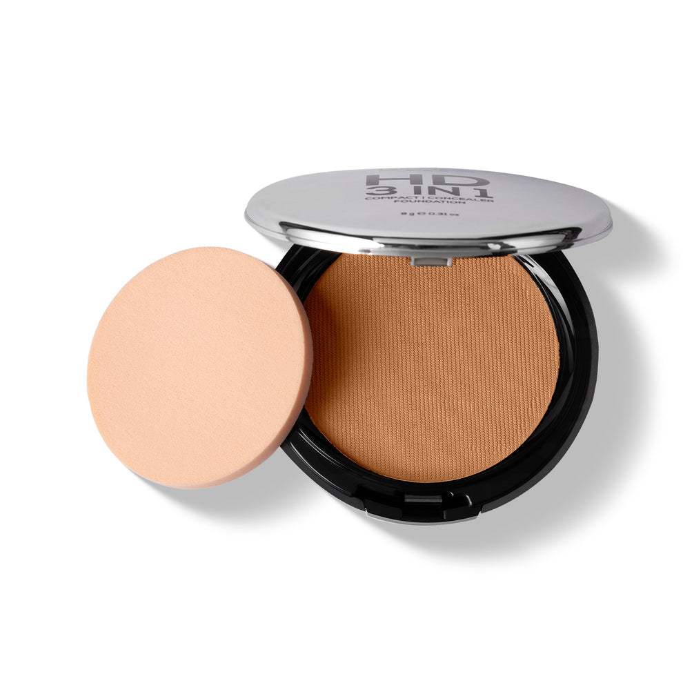 RENEE Pro HD 3-IN-1 Compact, Works as Concealer, Foundation & Powder With SPF 20 (Sable)