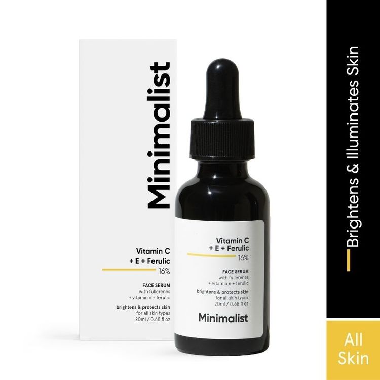 Minimalist 16% Vitamin C Face Serum With Vitamin E & Ferulic Acid For Advanced Users
(20ml)