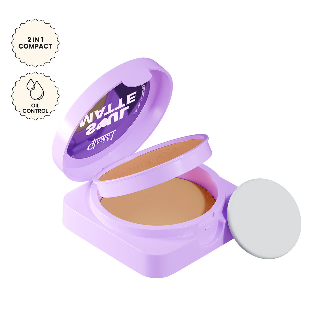 Glam21 Soul Matte Compact (06Smokey Walnut)