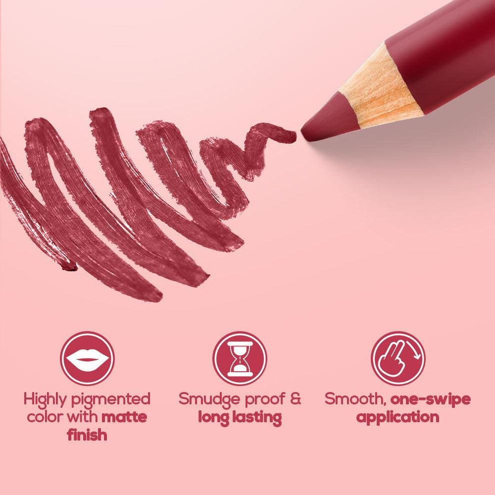 RENEE Define Matte Pencil Lip Liner (Set of 12)