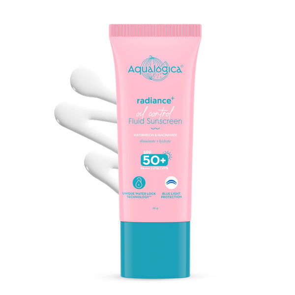 Aqualogica Radiance+ Oil Control Fluid Sunscreen for Oily Skin - 50g