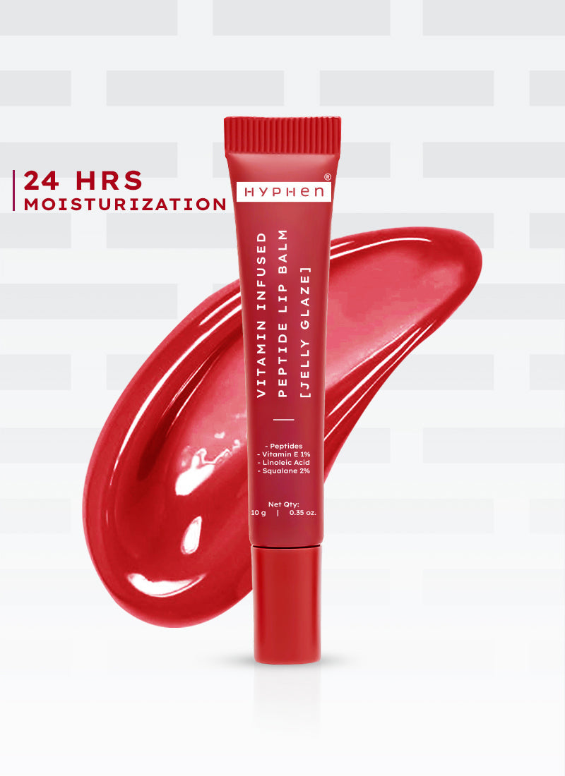 Hyphen Vip jelly glaze lip balm, 1% vit e & peptides- 10g