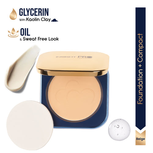 Insight professional All Day Matte Compact Foundation (4 Beige)