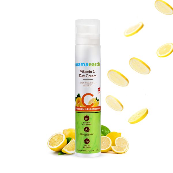 Mamaearth Vitamin C Day Cream with Vitamin C and SPF 20 for Skin Illumination - 50g