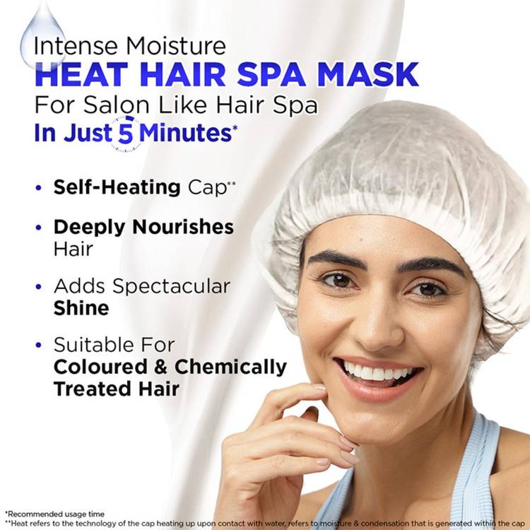 BBlunt Intense Moisture Heat Hair Spa Mask With Jojoba Oil & Vitamin E For Smooth & Shiny Hair (70 g)