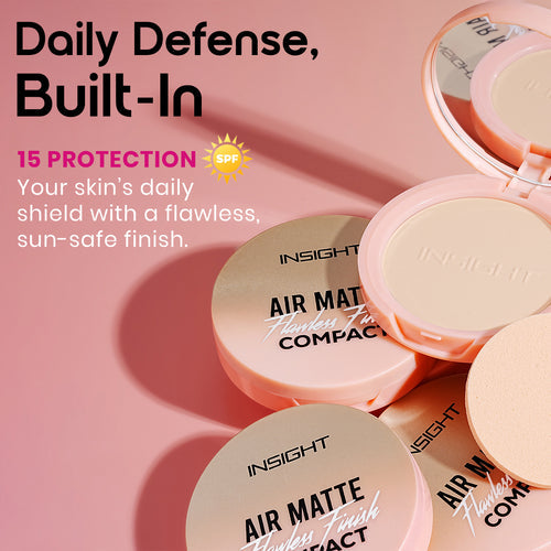 Insight cosmetics Air Matte Flawless Finish Compact (1 Porcelain Glow)