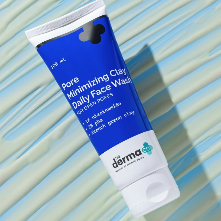 The Derma Co Pore Minimizing Clay Daily Face Wash with 1% Niacinamide & 2% PHA - 100 ml