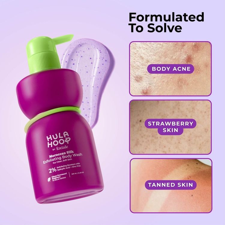 Foxtale Hula Hoop Exfoliating Body Wash (250ml)