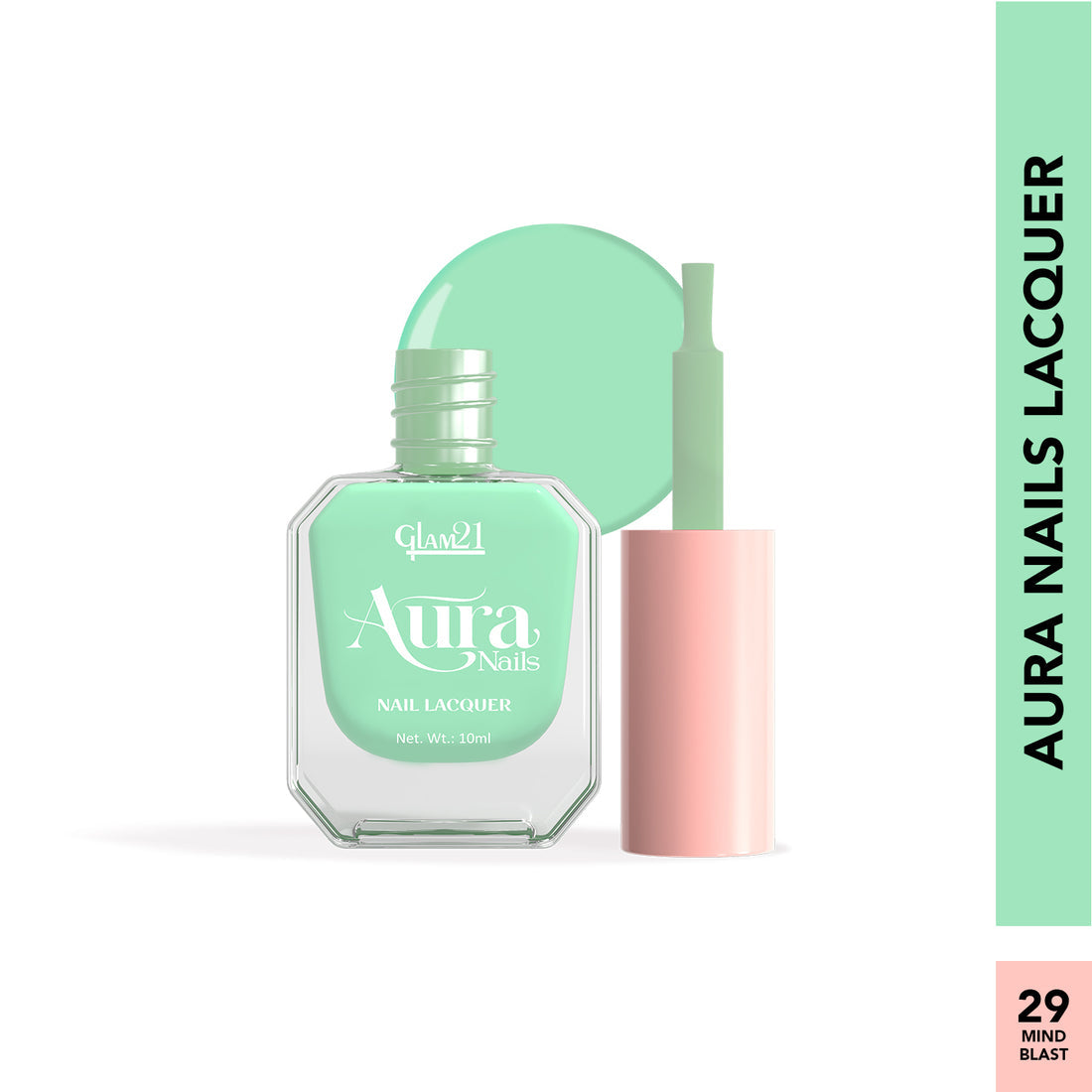 Glam21 Aura - Nail Lacquer (29Mint Blast)