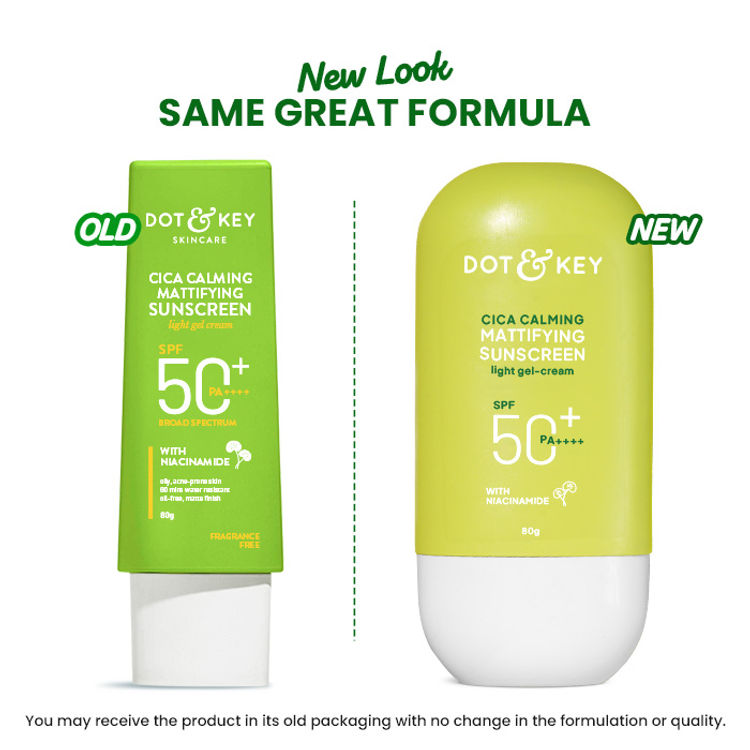 Dot & Key Cica + Niacinamide Matte Sunscreen SPF 50+ PA++++ (80g)