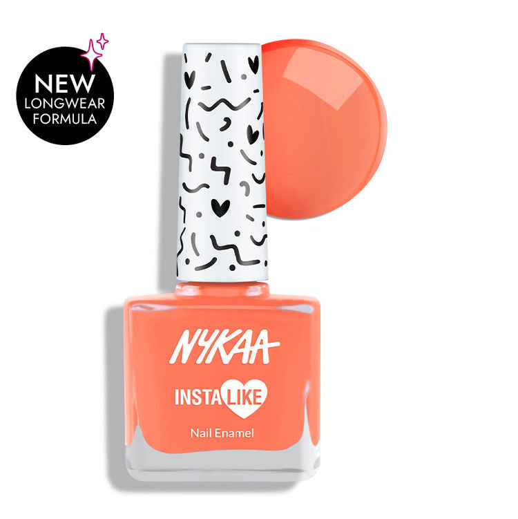 Nykaa InstaLike Long Lasting Nail Enamel - Terracota Glaze 477 (9ml)