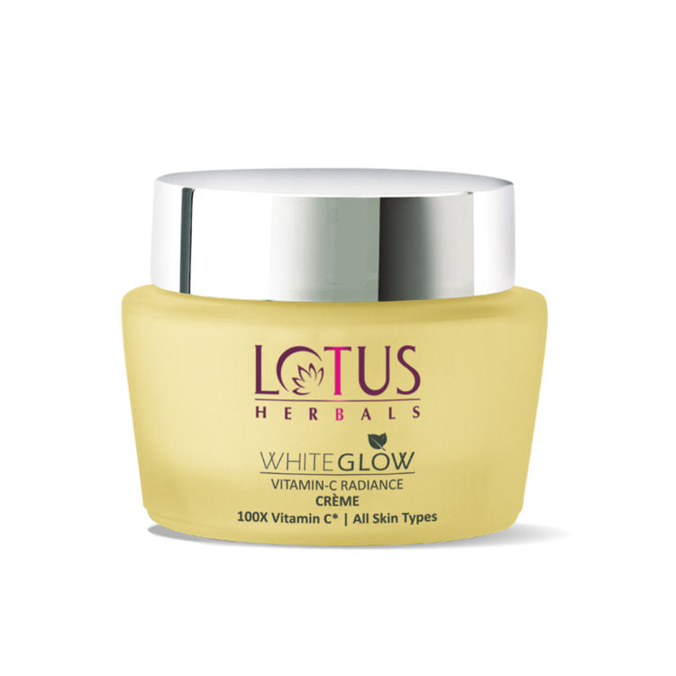 Lotus Herbals Whiteglow Vitamin C Radiance Face Cream SPF 20 Reduces Dark Spots & Paraben-Free (35g)
