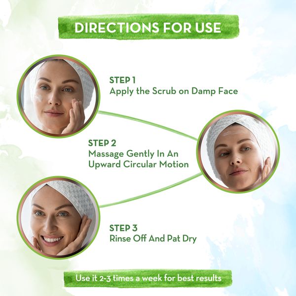 Mamaearth Rice Face Scrub With Rice Water & Niacinamide for Glass Skin - 100 g