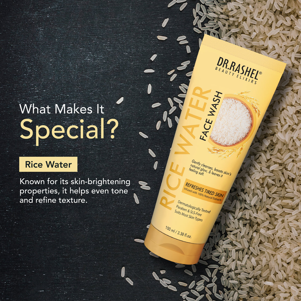 Dr Rashel Rice Water Face Wash 50ml