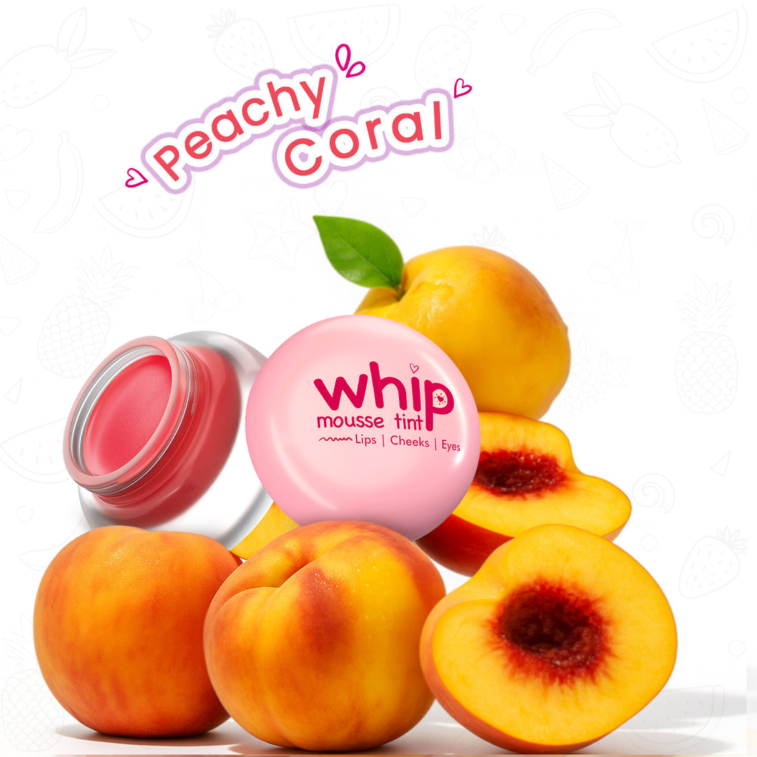 Glam21 Whip Mousse Tint (01 Peachy Coral)