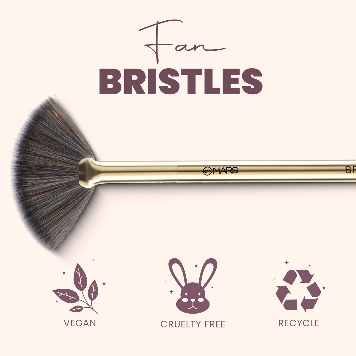 Mars Artist's Arsenal Brush | Fan Brush