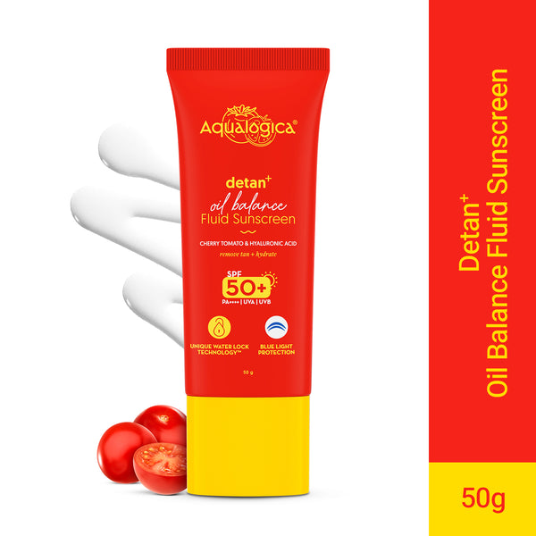 Aqualogica Detan+ Oil Balance Fluid Sunscreen for Oily Skin - 50g