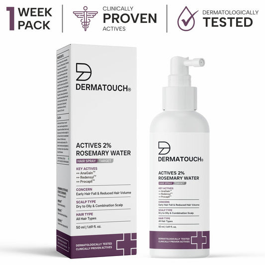 Dermatouch Actives 2% Rosemary Water Spray for Hair Growth 50ml