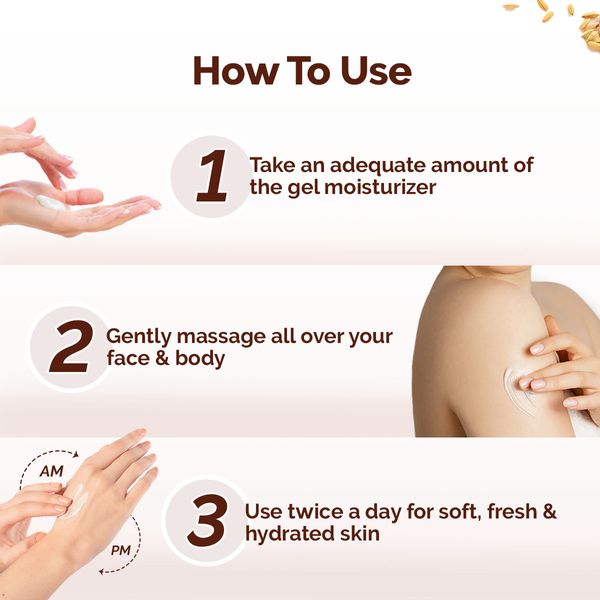 Mamaearth Rice Dewy Bright Light Gel Moisturizer with Rice & Niacinamide For Glass-skin Glow - 200 g