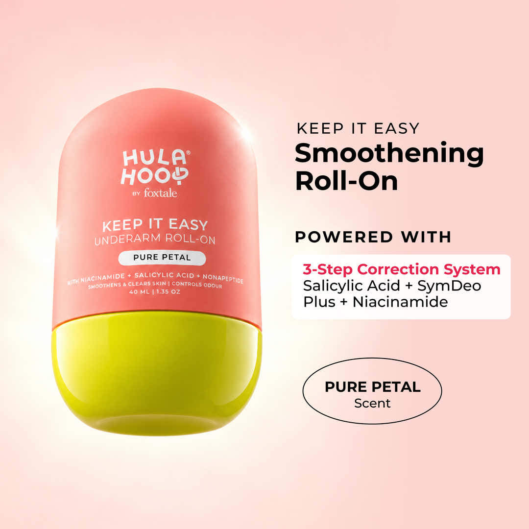 Hula Hoop Smoothening Underarm Roll-On Deodorant