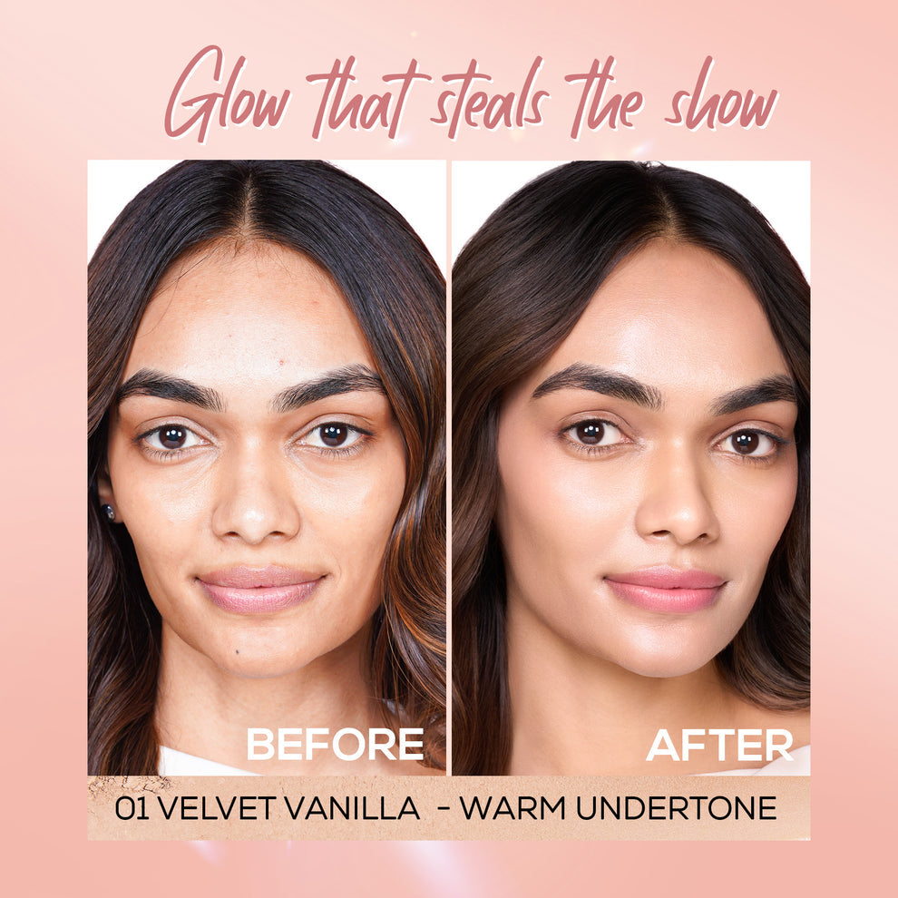 RENEE Lumi Glow Highlighting Compact with 3D Glow For Luminous Skin (4 Cashmere Sand)