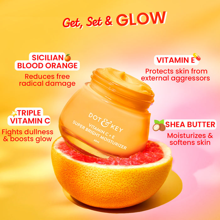 Dot & Key Vitamin C + E Moisturizer for Glowing Skin (60ml)
