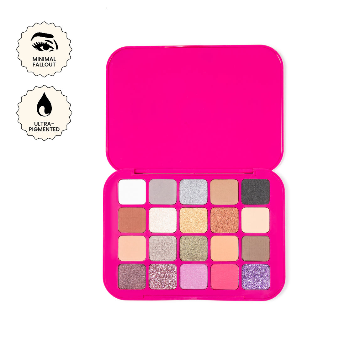 Glam21 20 Color Eyeshadow Palette Combination of Mattes and Shimmers (03Eye Love You)