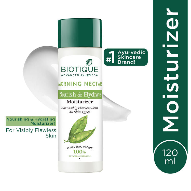 Biotique Morning Nectar Nourish & Hydrate Moisturizer (120ml)