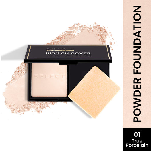 Swiss Beauty Select High On Cover Powder Foundation (01 True Porcelain)