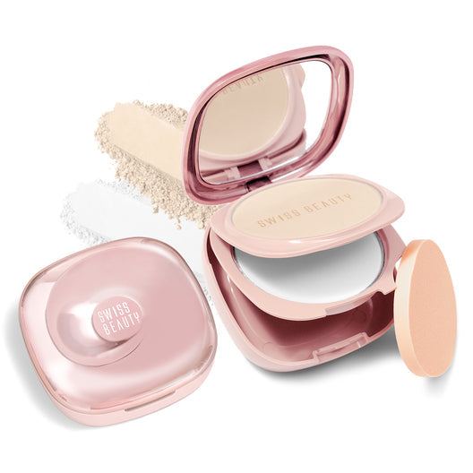 Swiss Beauty Matte & Set Duo Compact (02Beige)