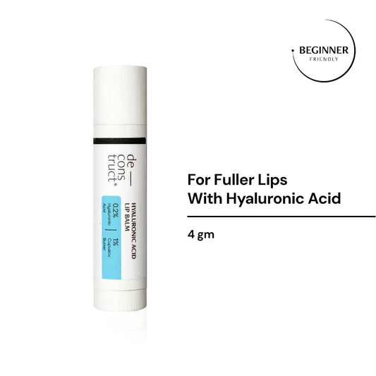 Deconstruct Hyaluronic Acid Lip Balm- 0.2% Hyaluronic Acid + 1% Cupuacu Butter | Overnight Lip Balm