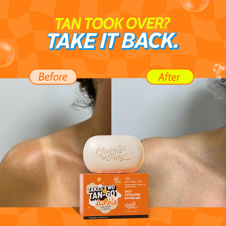 Chemist At Play’s Daily Exfoliating Bathing Bar Detans & Brightens Dull Skin - Pack of 1 (100g)
