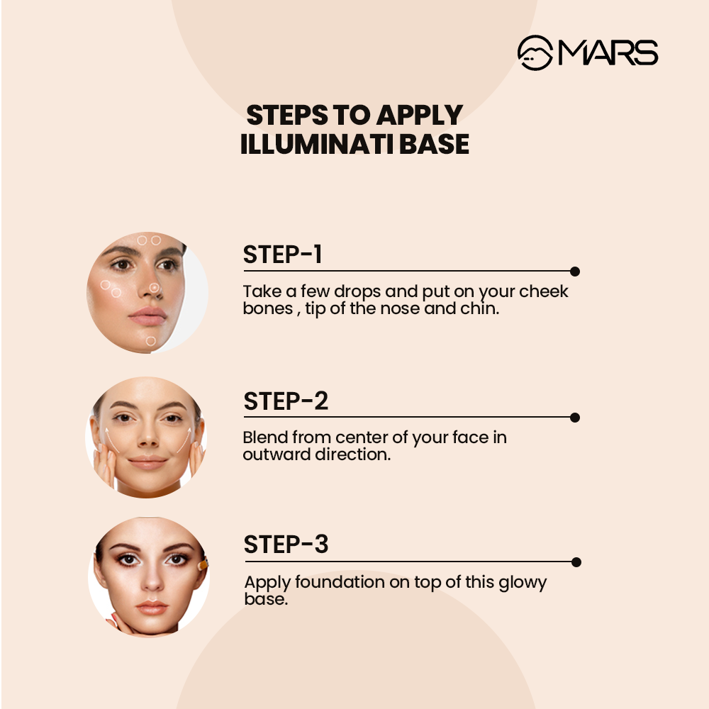 Mars Illuminati Base | Strobe Cream, 45ml (Gold Beam-01)