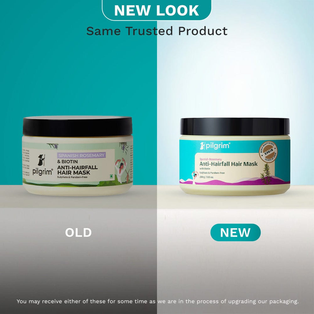 Pilgrim Spanish Rosemary & Biotin Anti-Hairfall Hair Mask
Fights Breakage & Hairfall