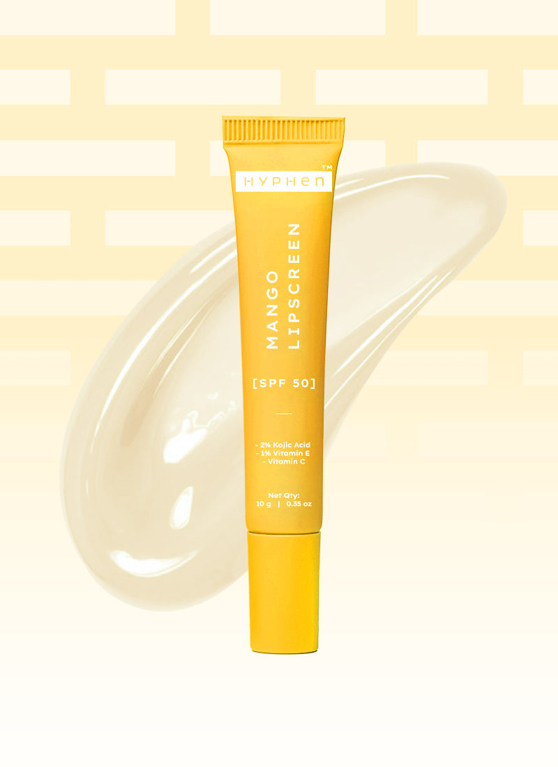 Hyphen Mango lip screen spf 50 pa++++ with 2% kojic acid