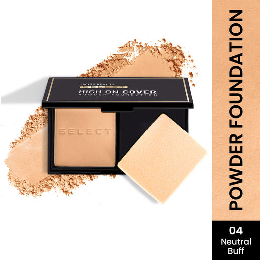 Swiss Beauty Select High On Cover Powder Foundation (04 Neutral Buff)