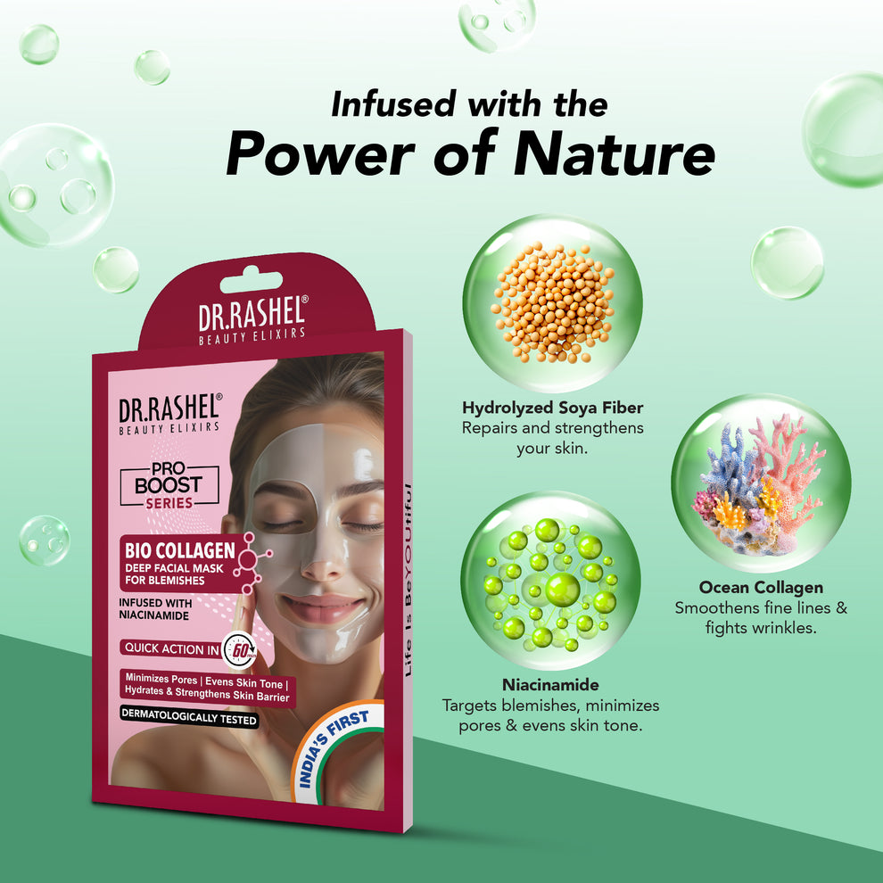 Dr Rashel Bio Collagen Deep Facial Mask with Niacinamide